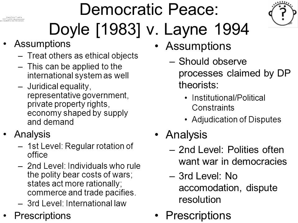Democratic peace theory